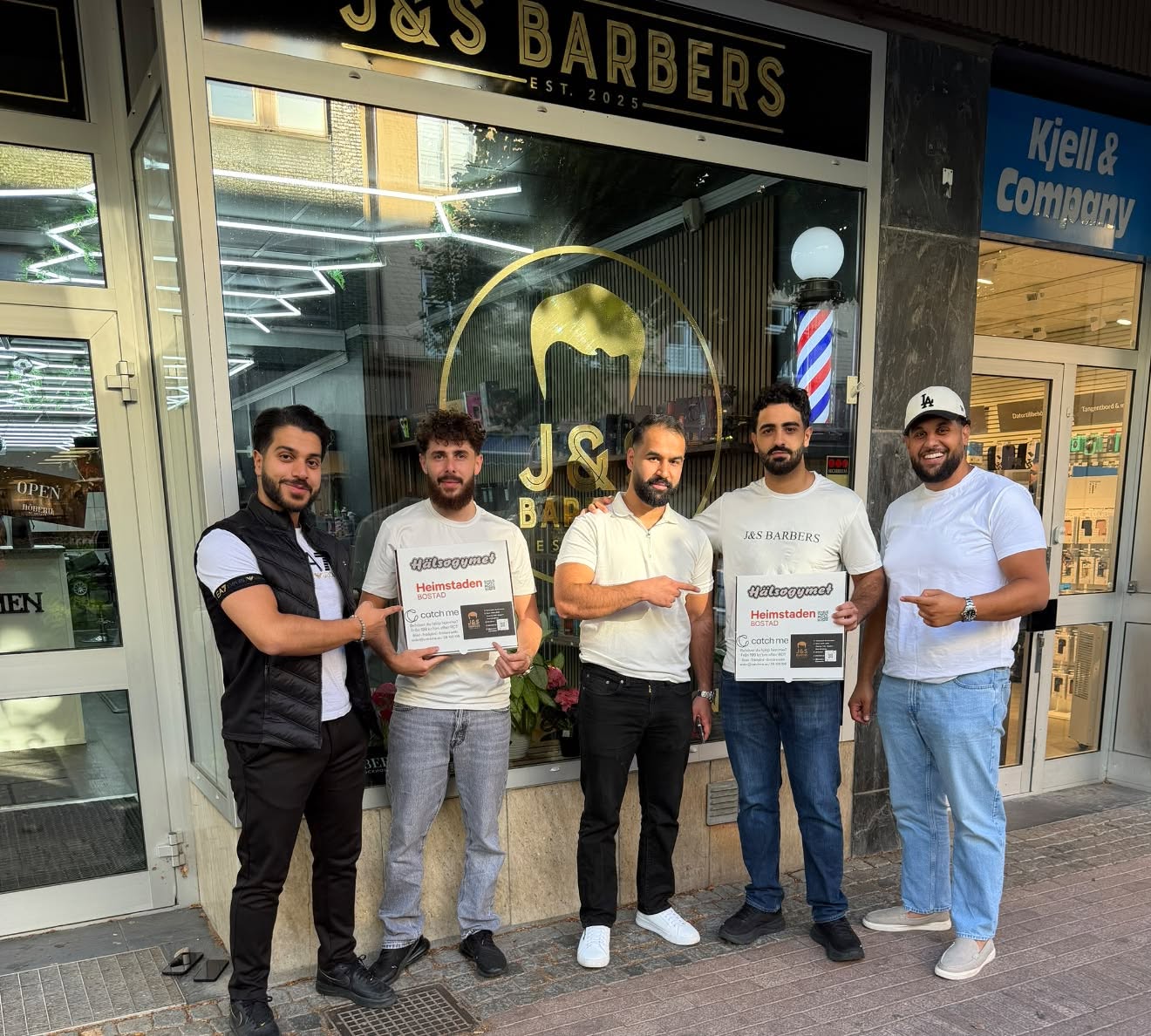 Ad-It tillsammans med J&S Barbers